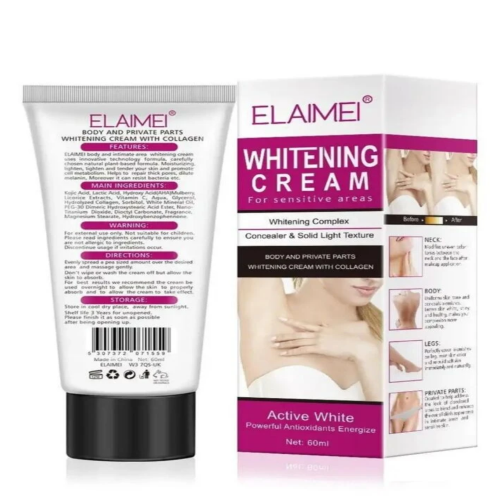 Crema Blanqueadora Elaimei – Tono uniforme, piel segura