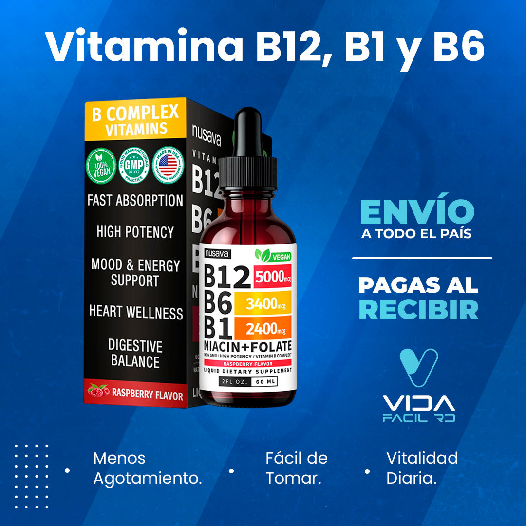 Vitaminas B12, B6 Y B1 Nusava™