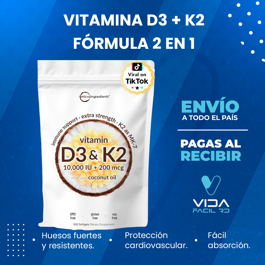 VITAMINA D3 + K2 Micro Ingredients™