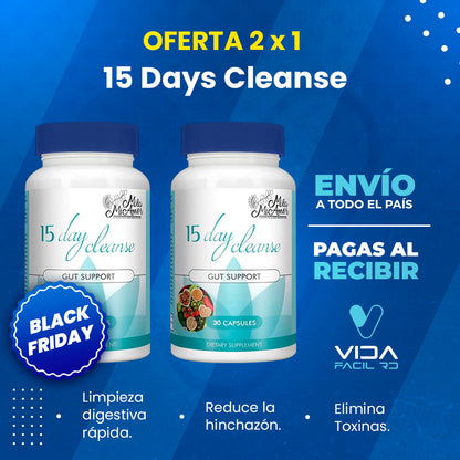 2x1 15 Días Clean | Détox Limpieza Estomacal Completa en 15 Días