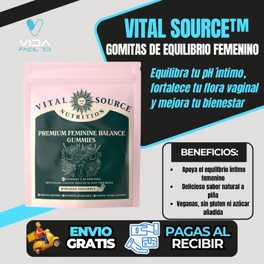 Vital Source™ | GOMITAS DE EQUILIBRIO FEMENINO
