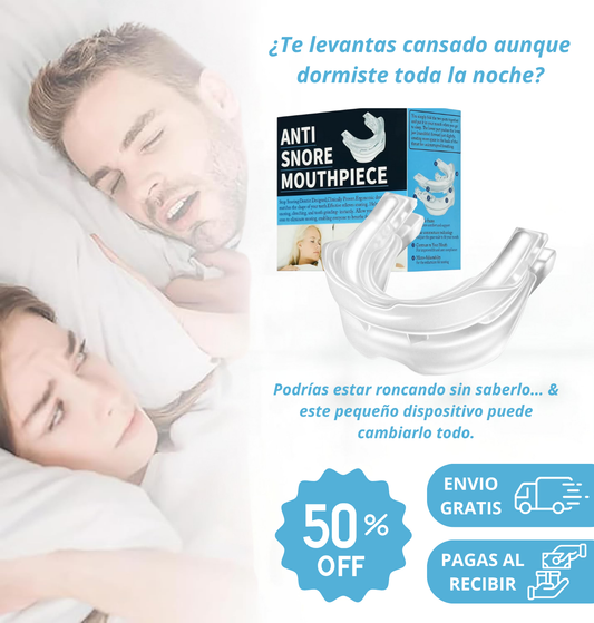Bucal Antironquidos™ | Duerme sin interrupciones, mejora tu descanso y tu relación