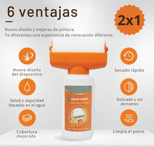 Rodillo Express™ – ¡2x1 en Pintura Rápida y Profesional!