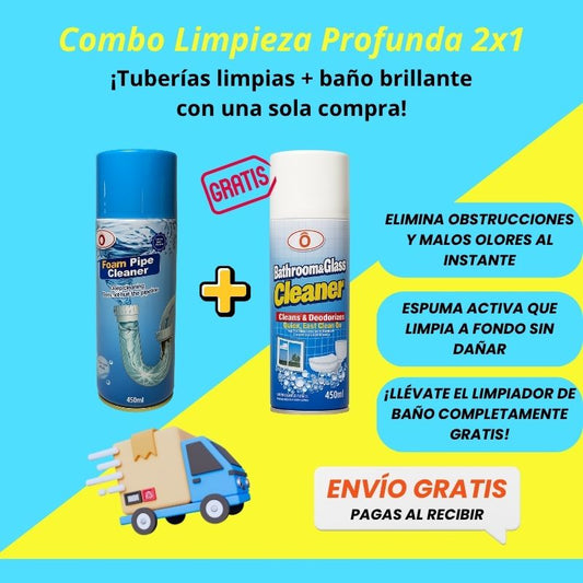 Foam Pipe Cleaner + Bathroom Cleaner GRATIS