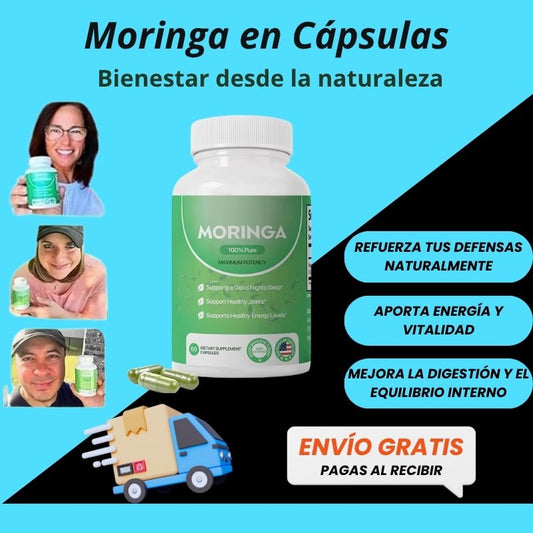 Moringa en Cápsulas | Energía, defensas y salud natural