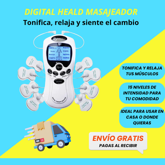DIGITAL HEALD MASAJEADOR | Tonifica, relaja y siente el cambio