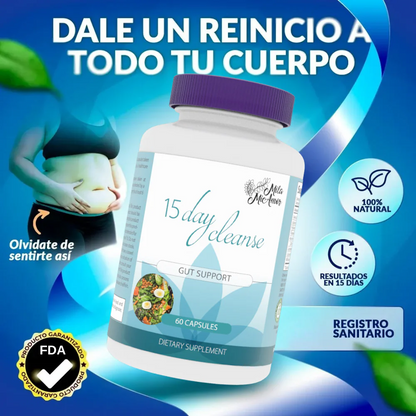 2x1 15 Días Clean | Détox Limpieza Estomacal Completa en 15 Días