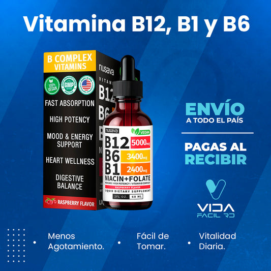 Vitaminas B12, B6 Y B1 Nusava™