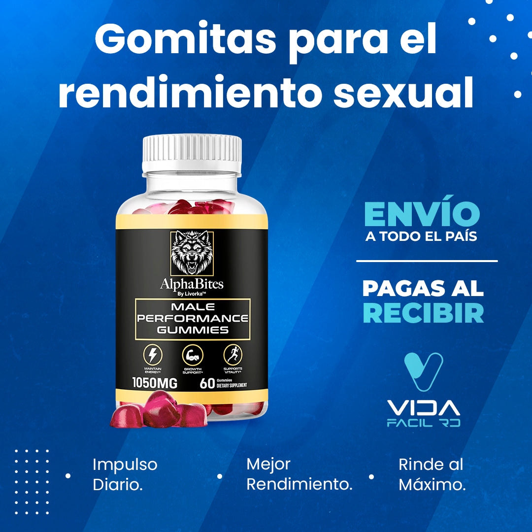 Gomitas Energizantes para el Rendimiento Sexual Alphabites™