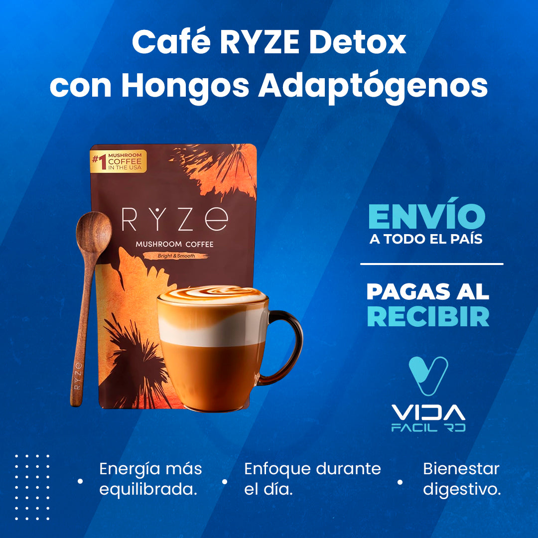 Café Detox con Hongos Adaptógenos RYZE™