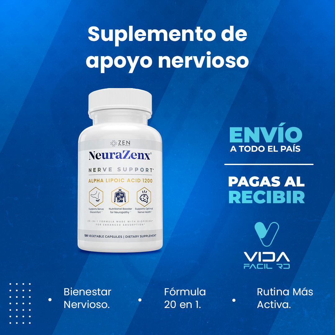 Suplemento de Apoyo nervioso NeuraZenx™