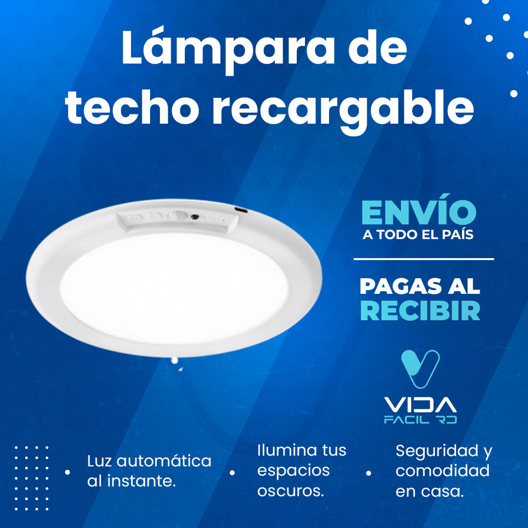 Lámpara de techo Recargable GlowStep™