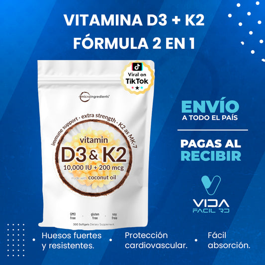 VITAMINA D3 + K2 Micro Ingredients™